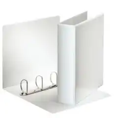 Esselte Innstikkperm A4 4DR/50mm m/2 lommer hvit
