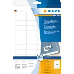 Herma Etiketter Avtagbare 45,7x21,2 (25)