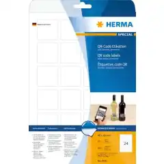 Herma Etiketter Special QR-kode A4 40x40 (25)