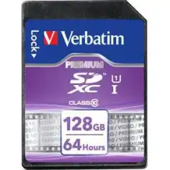 Verbatim SDXC Minnekort 128GB Class 10