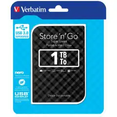 1TB Hard Drive 2,5'' Store 'N' Go USB 3.0, Black