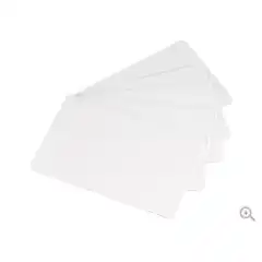 Badgy Evolis blanke hvite tykke plastkort (100)