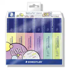 Overstrykningspenn Textsurfer assortert (6)