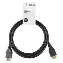 Gold-Plated High-Speed HDMI w/Ethernet 4K, Black (2m)