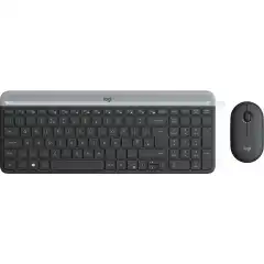 MK470 Slim Wireless Desktop Set, Graphite (Nordic)