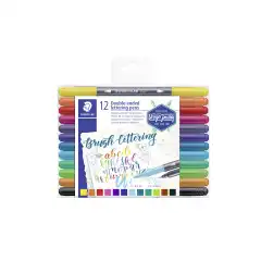 Brush lettering pens double (12)