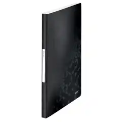 Presentasjonsmappe Leitz WOW PP 40l Sort