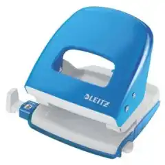 Leitz Hullemaskin 5008 2-hullull/30 ark lys blå