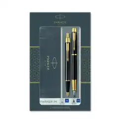 Parker IM Black GT Duosett BallPoint+FountainPen