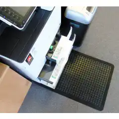 Doortex anti-fatigue rubber mat 61x91 cm black