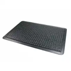 Doortex anti-fatigue mat rubber 90x150 cm black