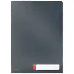 Omslag Privacy Leitz Cosy A4 PP Grå pk/3