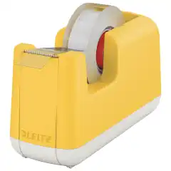 Tapedispenser inkl tape Leitz Cosy Gul