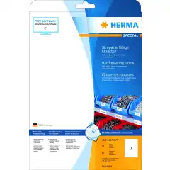 Herma Etiketter Slitesterke A4 210x297mm hvit (10)