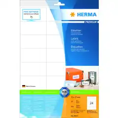 Herma Etiketter Premium A4 70,0x37,0 (10)