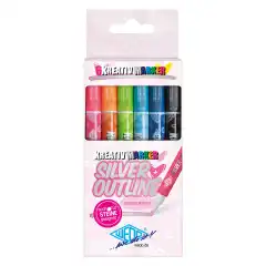 Kreative outliner pen assorted (6)