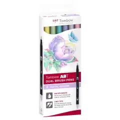 Tombow ABT Dual Brush 6C-2 Pastell eske (6)