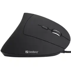 Sandberg Wired Vertical Mouse, Black