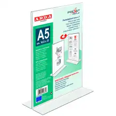 Skiltholder A5 T-fot