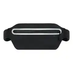STREETZ Sport waist bag, reflective, fits most mobile phones, black