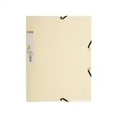 Exacompta Strikkmappe A4 3 kl 380g ass