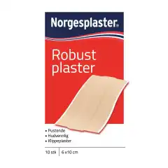 Norgesplaster Plaster robust tekstil 10 stk