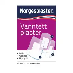 Norgesplaster Plaster vanntett tre str