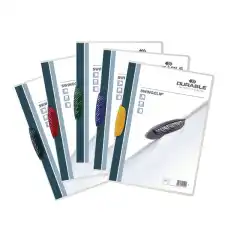 Durable Swingclip Klemmappe A4 30 ark hvit