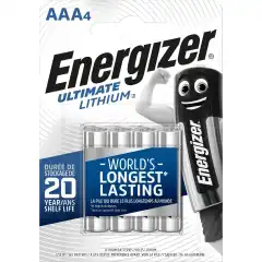 Energizer Batteri  U.Lithium AAA/LR03 (4)