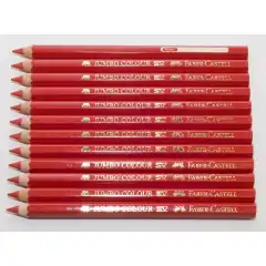 Faber-castell Fargeblyant Jumbo rød(12)