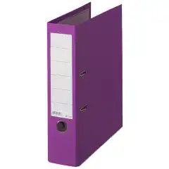 Brevordner 80mm skinne A4 lilla