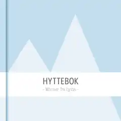 Grieg Hyttebok Ulinj. Kvadrat Lys blå