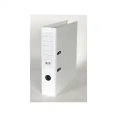 Brevordner 80mm A4 uten skinne hvit