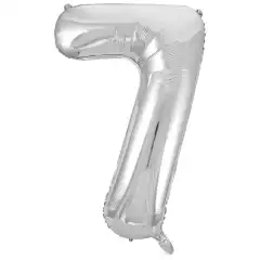 Joker Ballong folie 86cm tall 7 sølv