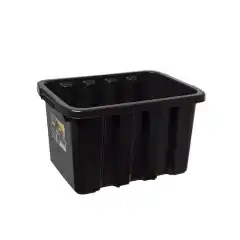 Nordiska plast Strongbox Oppbevaringsboks 27L sort