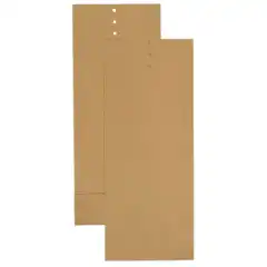 Prøvepose 140x345x50mm brun 120g (250)