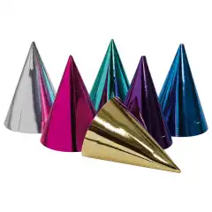 Joker Partyhatt assortert (6)