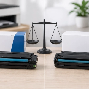 Original toner vs vårt merkevare-alternativ – hva er forskjellen?